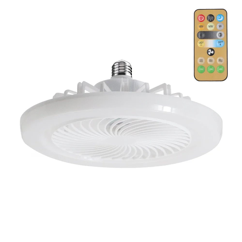 LED Ceiling Fan with Light and Remote Control