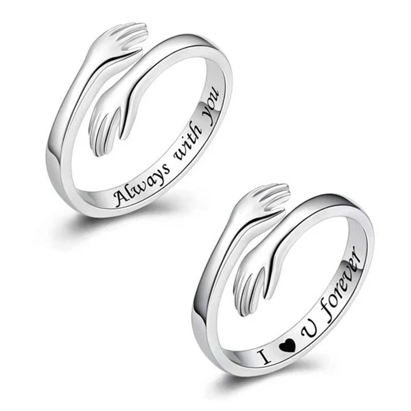 Silver Hug Ring