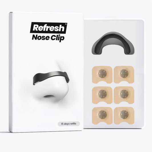 Nose Clip - for easy breathing.