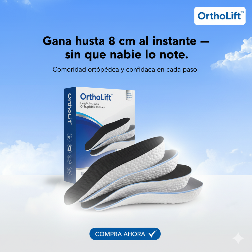 OrthoLift™ Plantilla Ortopédica [Altura instantánea y discreta]