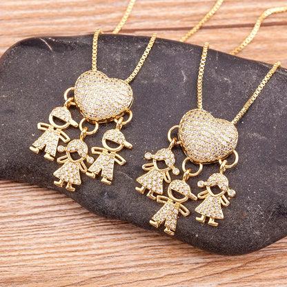 Mother's Love Necklace – 18K Gold Plated