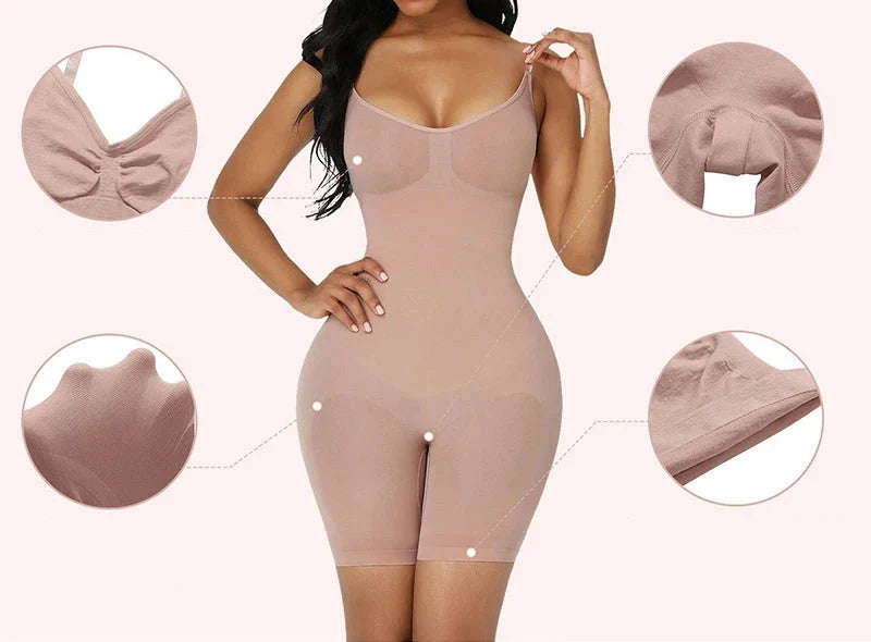 3-in-1 Seamless Body Shaper – Butt Lifter, Waist Slimmer & Posture Corrector