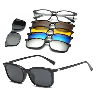 Magnetic 5-in-1 Sunglasses