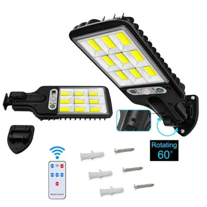 Solar Floodlight Kit 6000 Lumens with Motion Sensor - Buy 1 Get 4