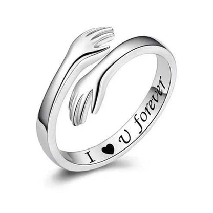 Silver Hug Ring