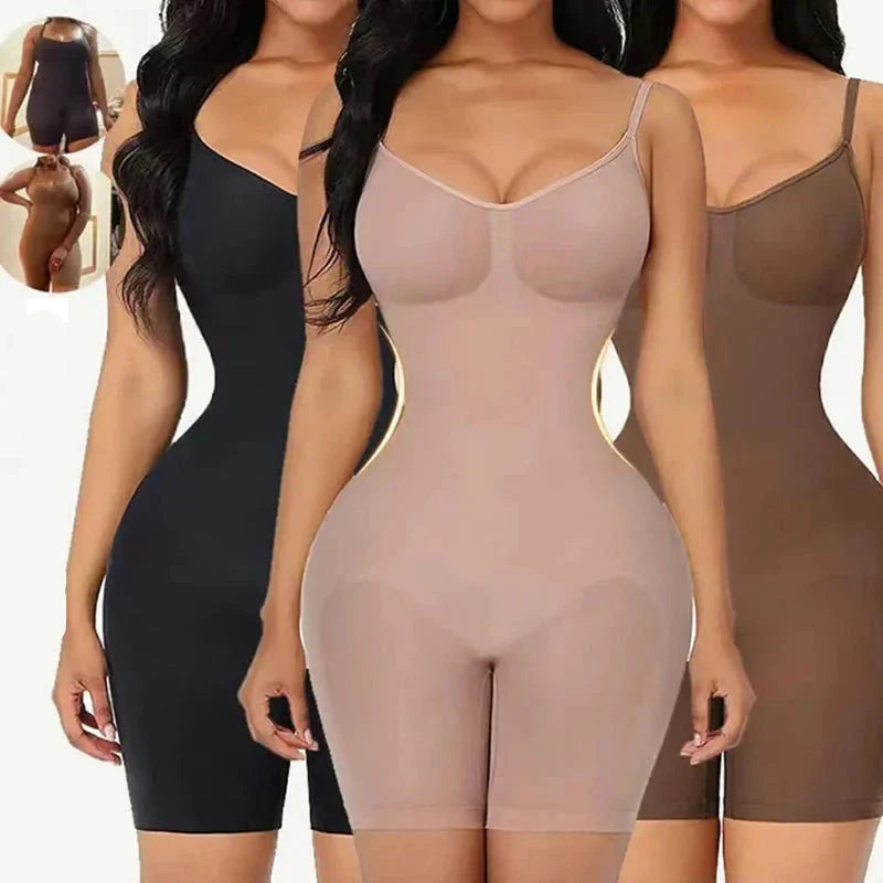3-in-1 Seamless Body Shaper – Butt Lifter, Waist Slimmer & Posture Corrector