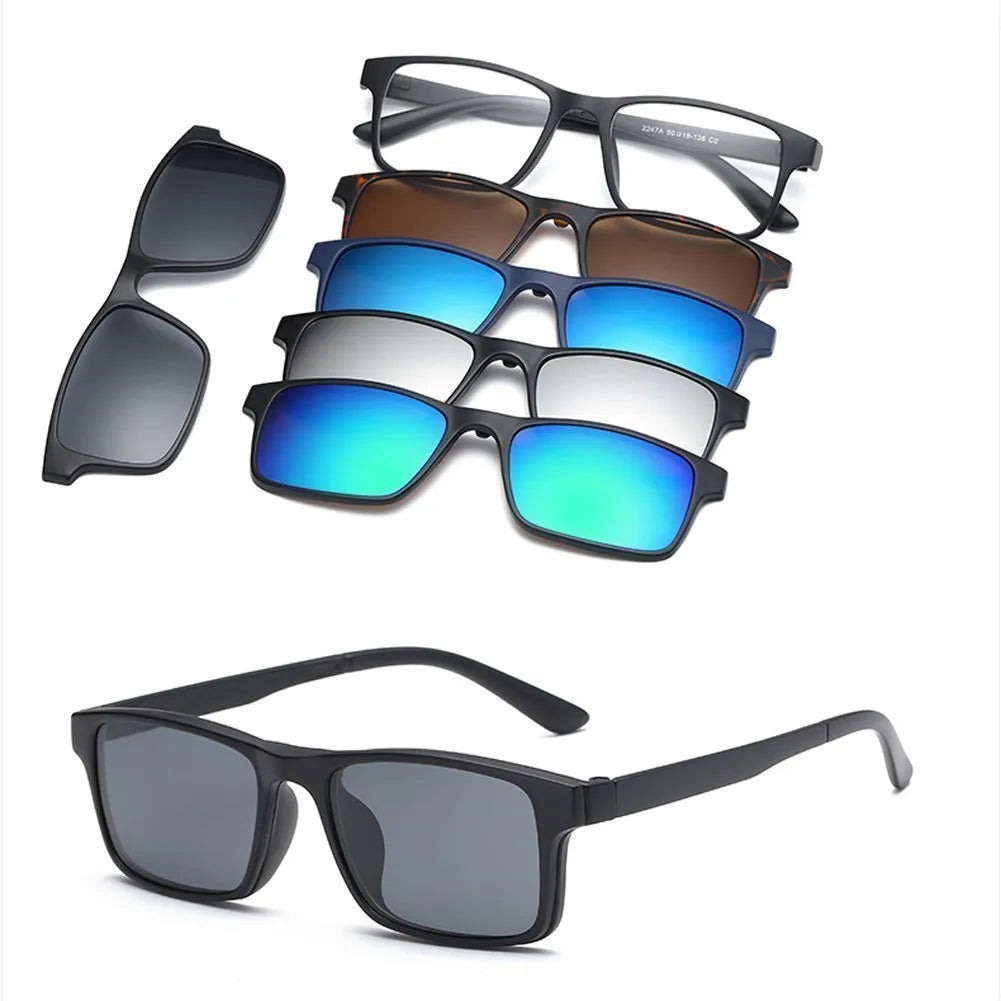 Magnetic 5-in-1 Sunglasses