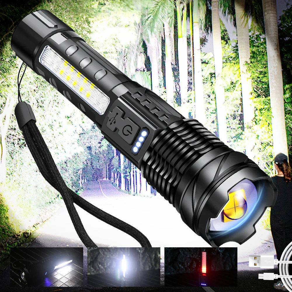 Laser Titanium Flashlight